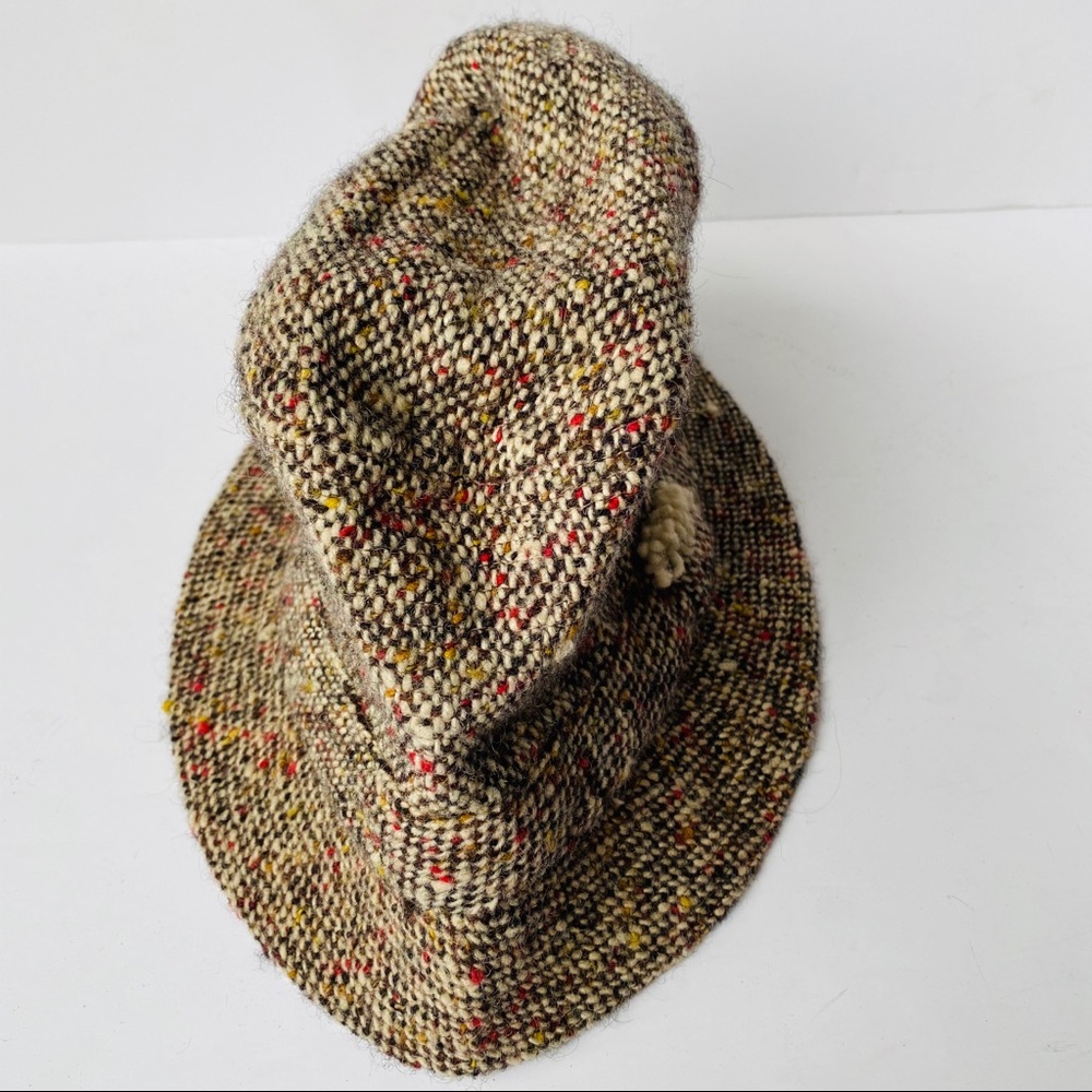 Vintage Wool Tweed Hat Made In Ireland - Picture 3 of 7